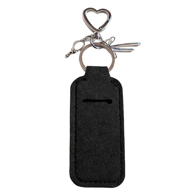Pastel Colored Keychain Holder For Cosmetics And Keys Sturdy And Fashionable
