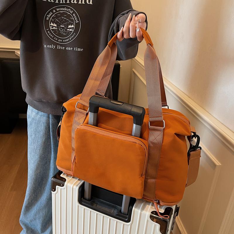 Large Capacity Short Distance Travel Bag Storage Bag Lightweight Sports Crossbody Fitness Bag