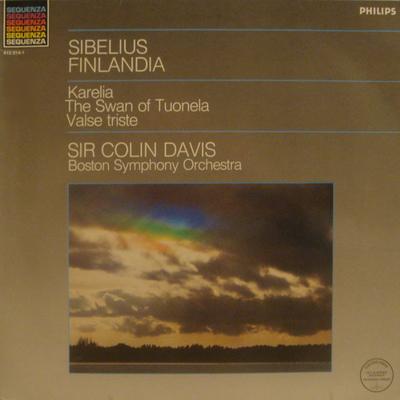 LP Deska SIR COLIN DAVIS, BOSTON SYMPHONY OR - Sibelius, Finlandia, Karelia, The S 4120141 PHILIPS 1984 Evropa Klasika Použité