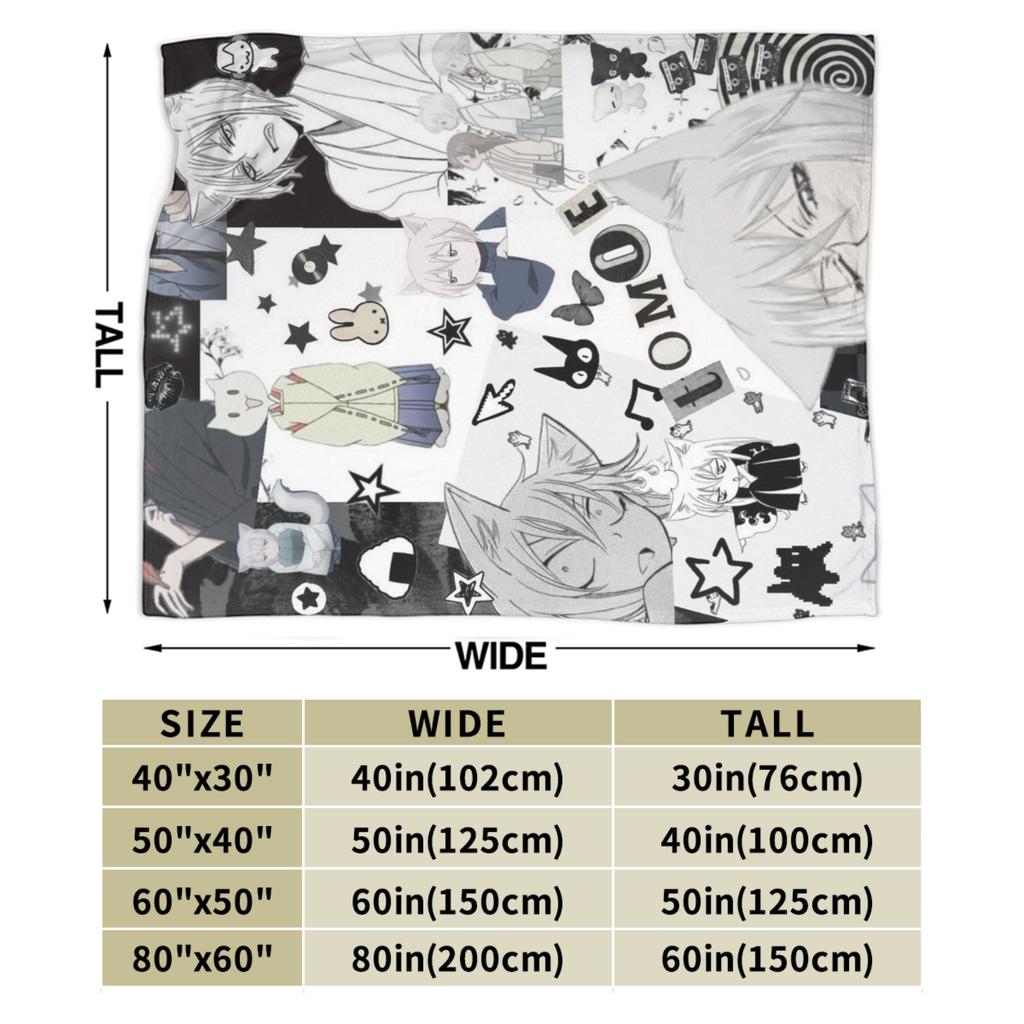 Kamisama Kiss Japan Anime Merch Blanket Super Soft Cozy Throw Blankets for Living Room 50x60 Inches Multiple Sizes Bedding Throw