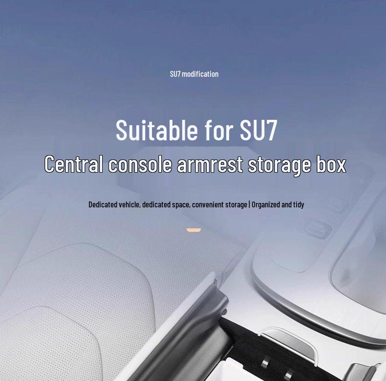 Xiaomi SU7 Car Console Organizer & Interior Decor Box