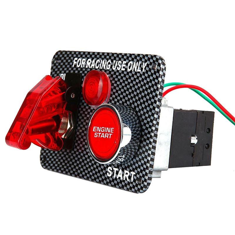 A84X-Car Ignition Switch Multifunction Combination Switch Racing Integrated Ignition Switch Combination Ignition Switch Panel