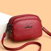 Vintage Simple Women Shoulder Bags Fashion Brand Small Handbag Crossbody Phone Purse Pack Solid Color PU Leather Messenger Bags