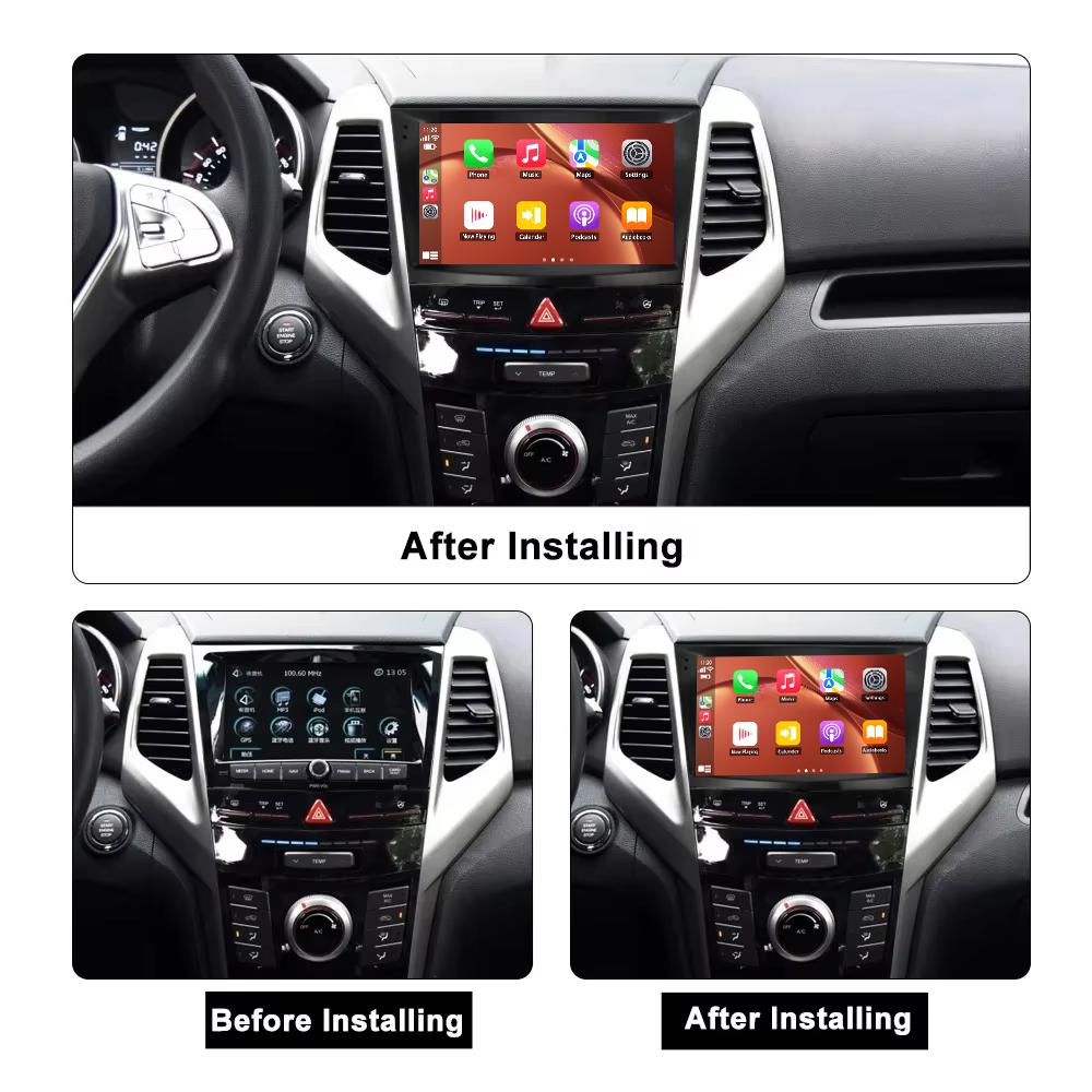 Android Auto Multimedia-Videoplayer für SsangYong Tivoli (2015–2022) Autoradio 4G WLAN CarPlay GPS-Navigation BT 2DIN DVD