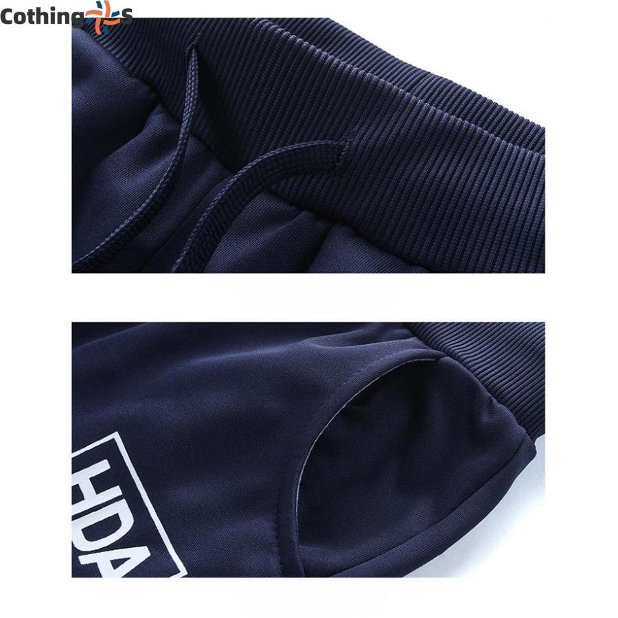 Large Size Winter Men's Casual Sports Padded Suit Hooded Jacket Warm Thickened Two-piece Casual Sports Suit Men's Winter