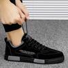 Mode Herren Winter Flache Schuhe mit Plüschisolierung Low Top Board Schuhe Modisch und Trendy Lässige Walking- und Wanderschuhe Sportschuhe