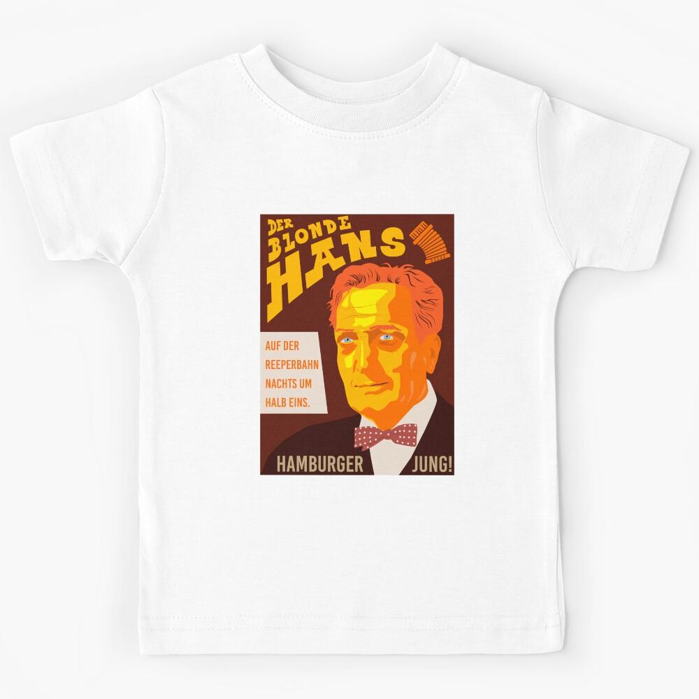 Hans Albers Tribute - Timeless Elegance in Classical Portrait Design Kids T-Shirt 170