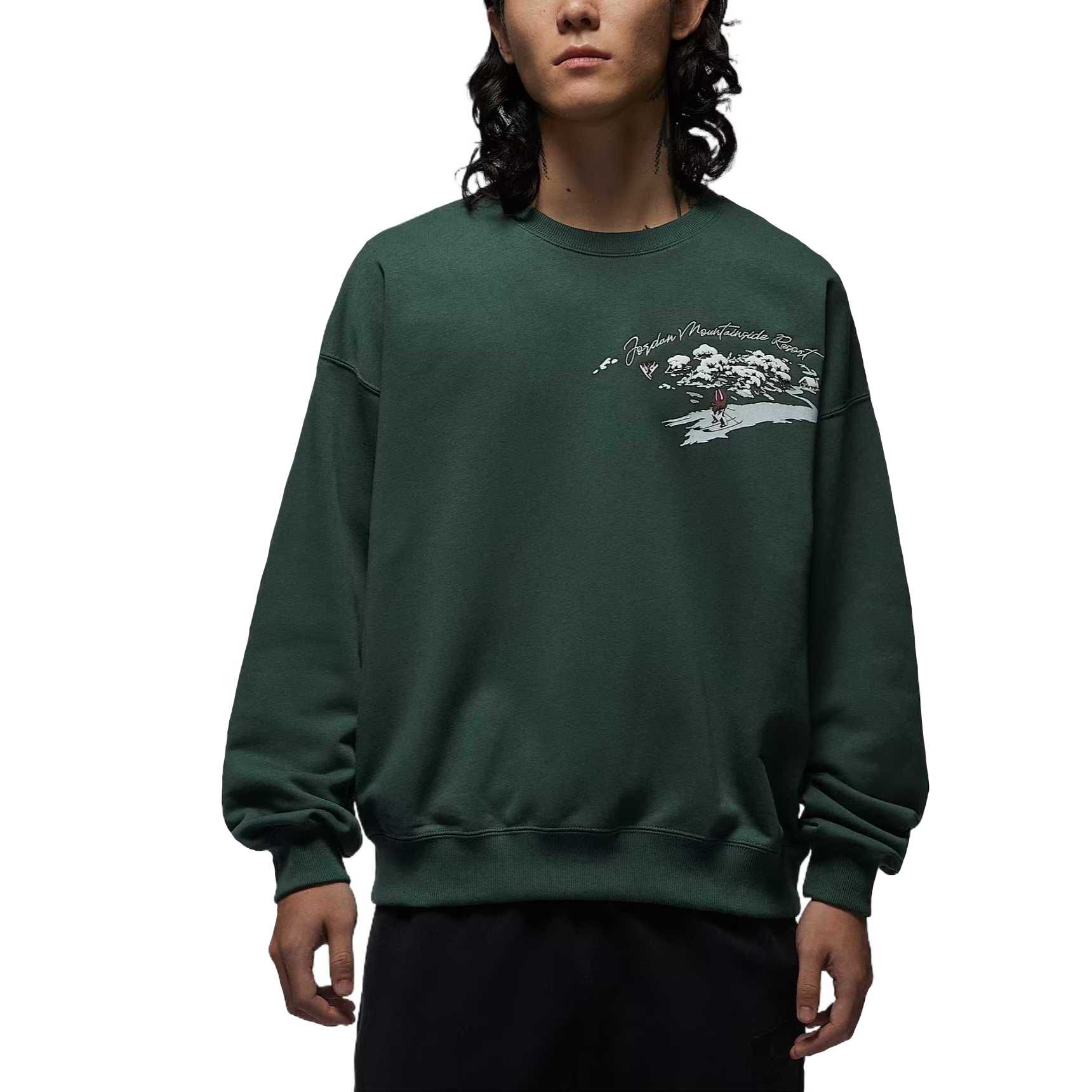 

Jordan Brooklyn Fleece Comfortable Round Neck Sweatshirt Men tops IM6318-327 M