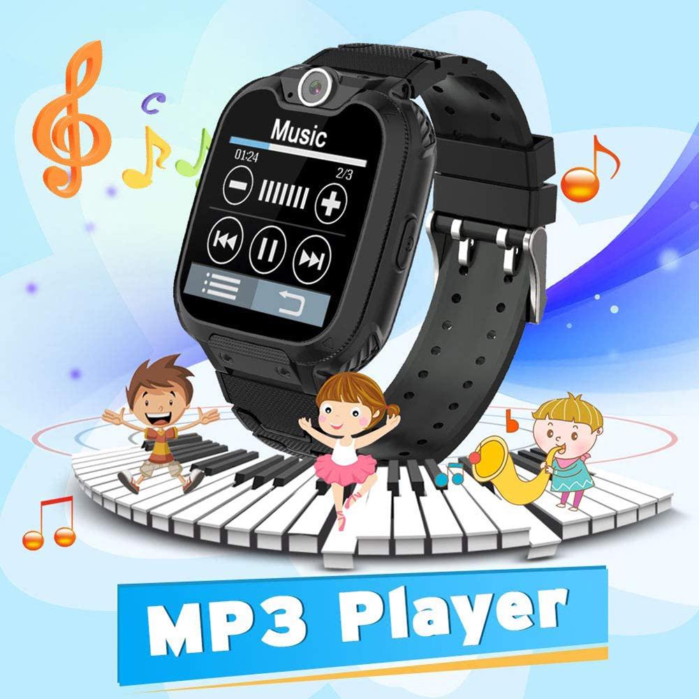 Kids Smart Watch Listen Music Play Games Make Calls Selfie Recorder with 400mAh Battery