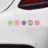 5Pcs/Set Car Reflective Stickers Helmet Waterproof Decal Hearts Butterfly Stars Night Warning Sign Reflective Sticker