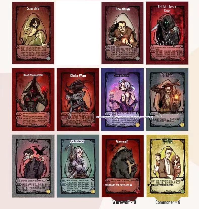 Werewolf Kill Official Waterproof Card Game Set