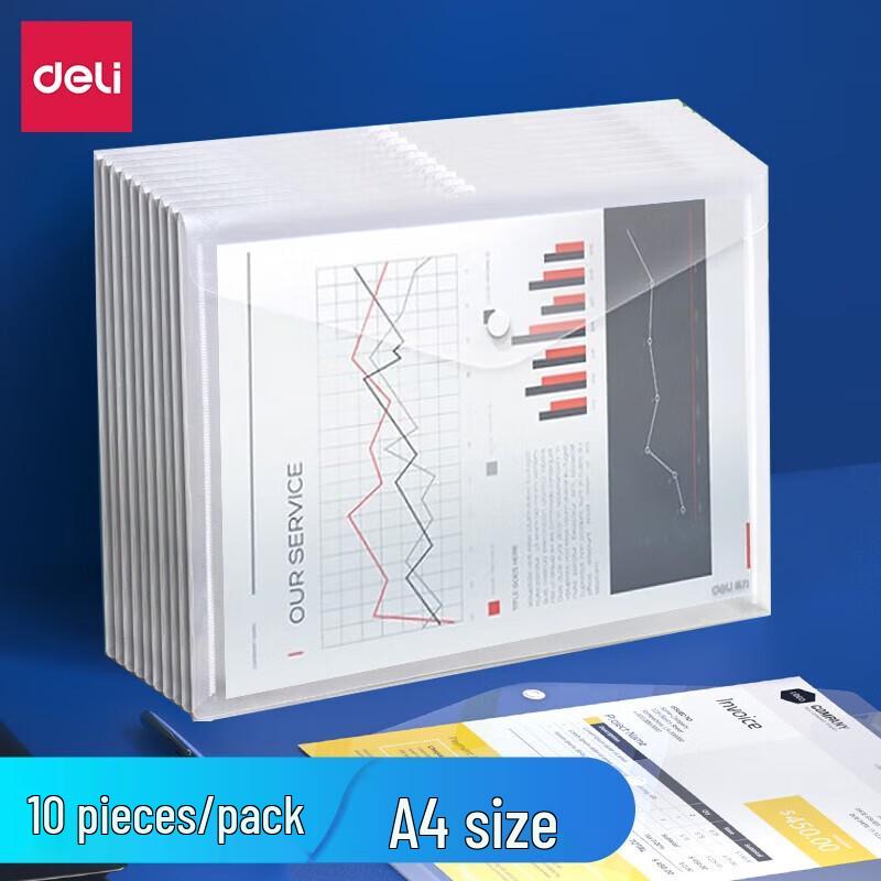 Deli A4 Waterproof Document Folder