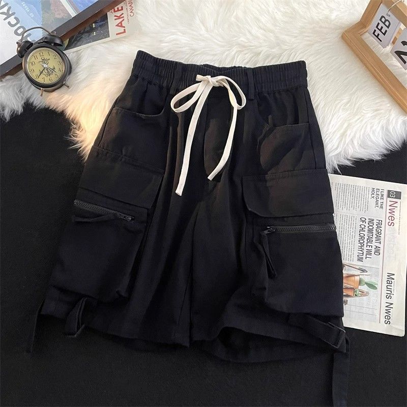 Summer Gym Quick-drying Shorts Casual Fitness Streetwear Men's Jogging Short Pants Men Multi-pocket Sport Casual Hip Cargo Short