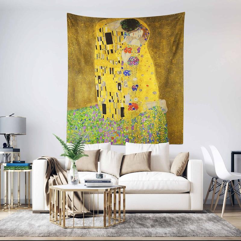 The Kiss Tapestry by Gustav Klimt 75x100