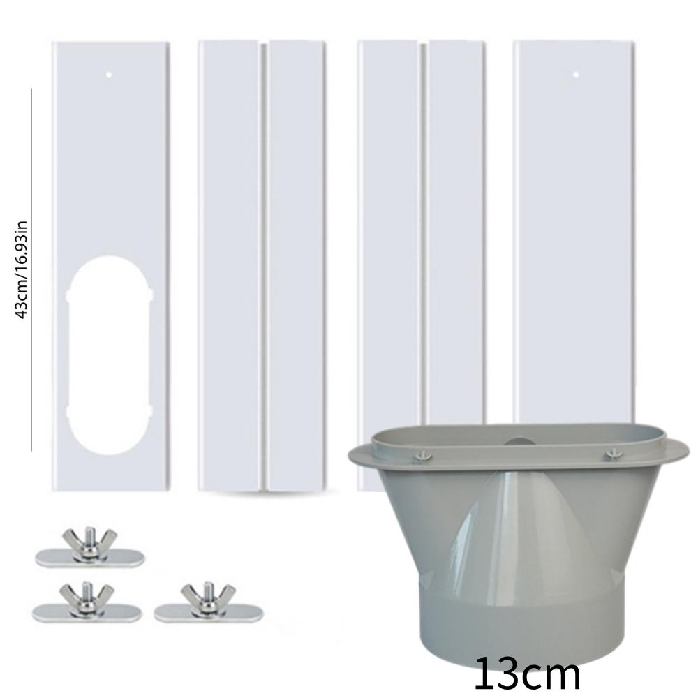 Air Conditioner Window Baffle Kit Portable Mobile Air Conditioning Exhaust Hose Kit Lightweight Accessories for Home Office Part