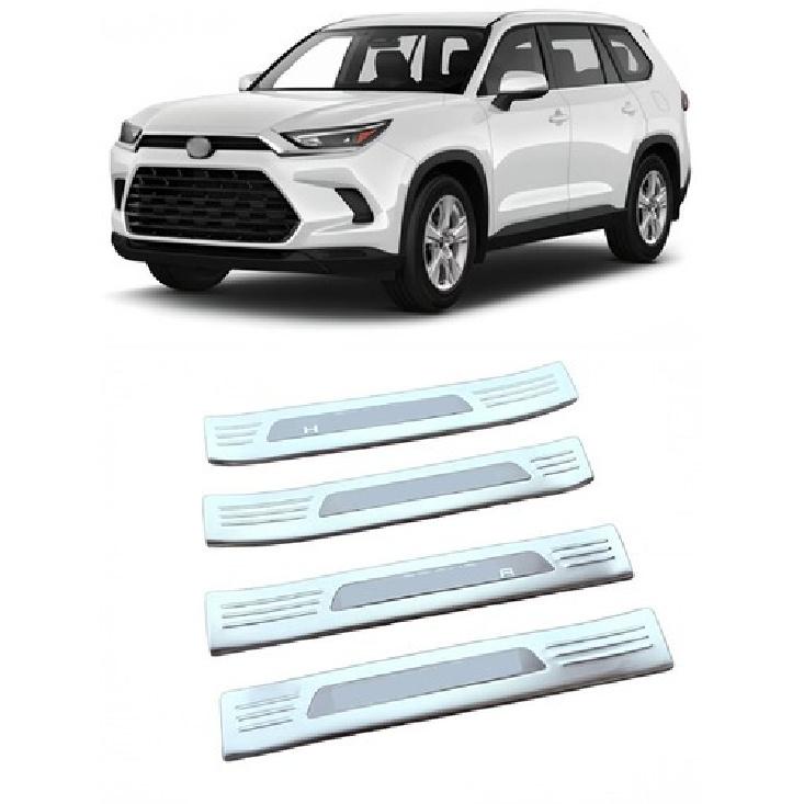 For Grand Highlander Auto Parts Door Sill Guard Protectors Scuff Plate 2025-2024