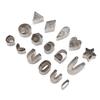 Polymer Clay Cutters Set 126 Pcs Clay Cutters Earring Hook Ear Studs Polymer Clay Earring Kit for DIY Jewelry Making