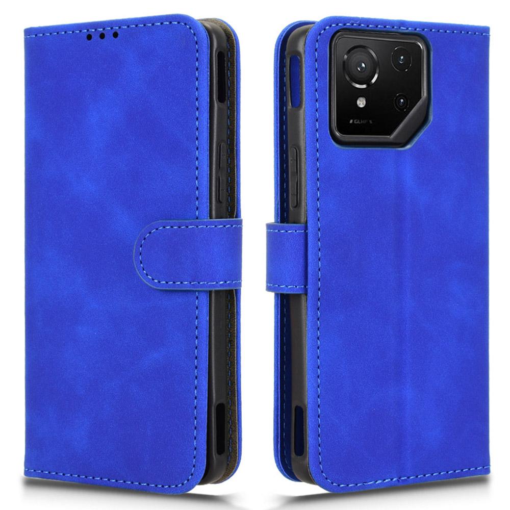 Pro Asus ROG Phone 9 5G Kožené pouzdro Skin Feel Odolné proti pádu Peněženka Flip Kryt na telefon