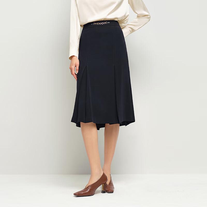 OVVOVV Japanese Triacetate Straight Midi Skirt XS