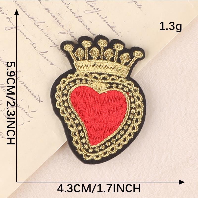 

Нашивка Вышитая Этикетка Значок Любви Ткань Этикетка Одежда Аксессуары Ручной Счет DIY Аксессуары Вышитая Наклейка Наклейка из Ткани E4L-A-3-4