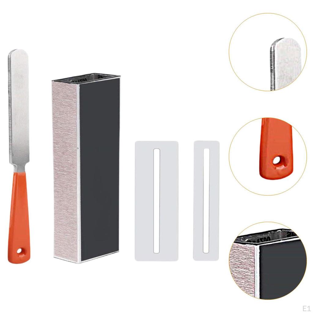 Griffbrettschützer Luthier Reparaturwerkzeug-Kits Zubehör Polieren Schleifen Gitarre Bundkrönung