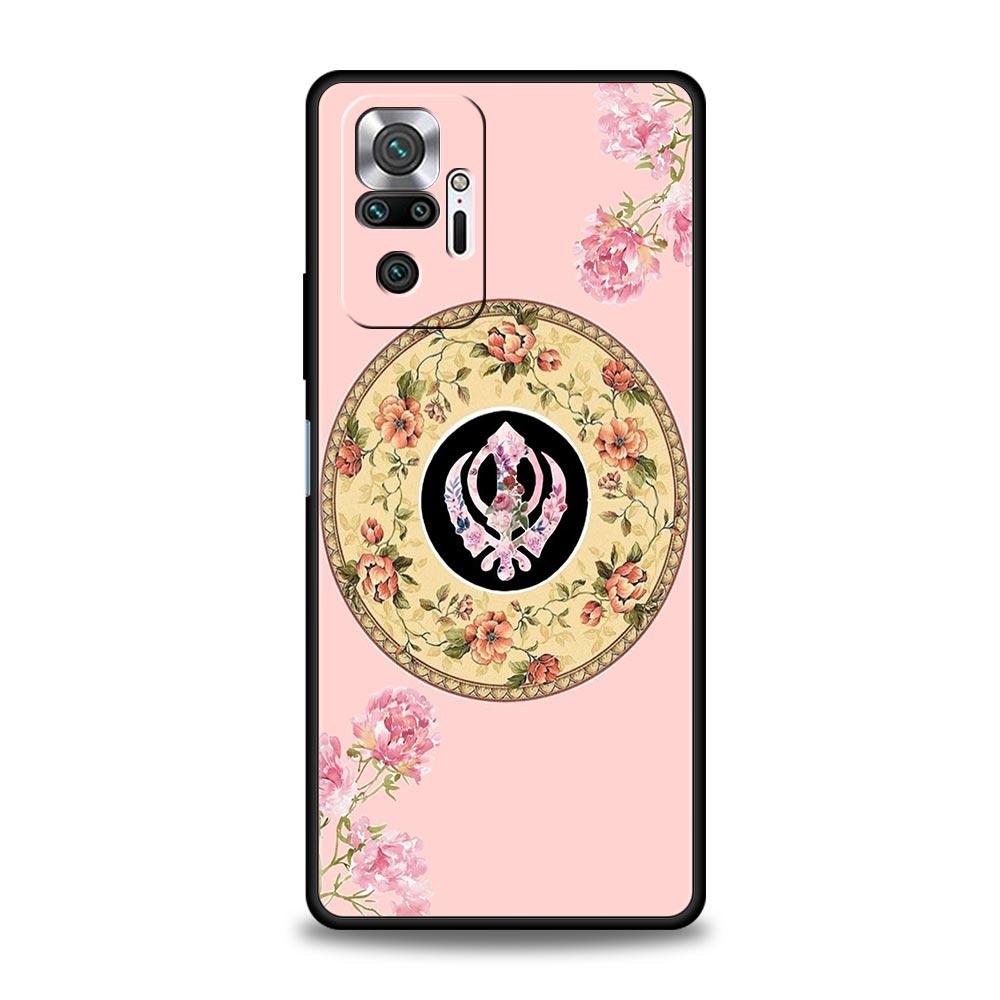 

Чехол для телефона для Xiaomi Redmi Note 14 13 12 Pro Plus 5G 9S 9 10 11 4G 14C 13C 12C 10C 9C 9A Мягкая крышка Сикхская Кханда Сикхизм Redmi Note 12 Pro 5G