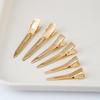 Gold Pointed Tip Duckbill Hairpin Styling Clip