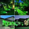 Adjustable Solar Spotlight Solar Garden Light IP65 Solar Power Green Light For Yard Path Tree Decor Solar Light Outdoor