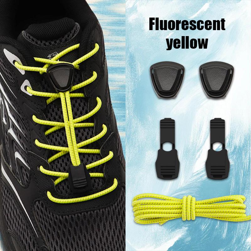 Elastische No-Tie Schnellverschluss-Schnürsenkel Automatisch für Wandern Laufen Sneaker - Ersatzzubehör für Outdoor-Schuhe