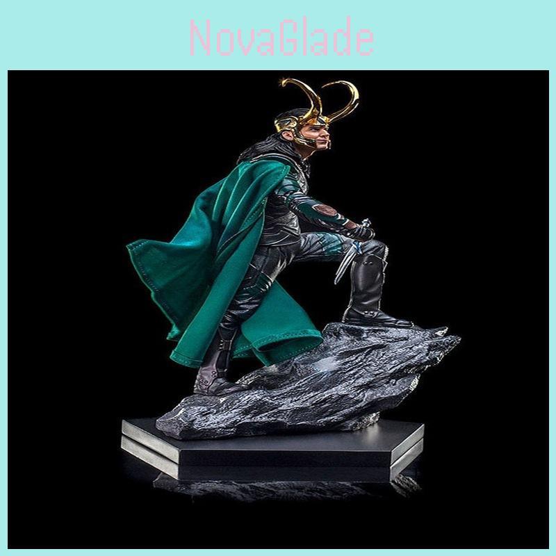 Atemberaubende Loki-Statue aus PVC aus Avengers: Infinity War, Maßstab 1:10, Sammlerstück aus der Kampfszene