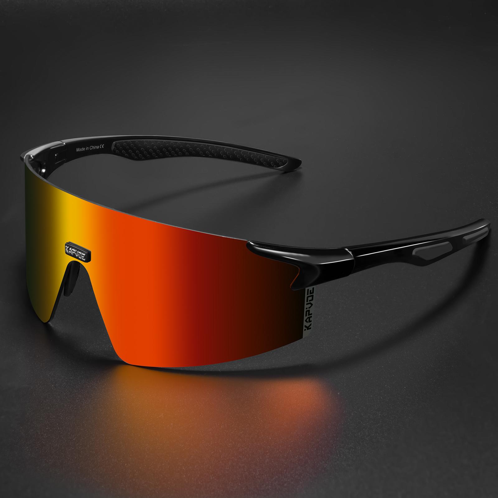 Attractive Glasses Men's Black/Red/Green Kapvoe Bike Sunglasses Cycl Glasses Photochromic For Wo Sports Bicycle Mtb Mountain Fishing Hiking Riding Eyewear Uv400