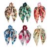 2024 Large Floral Scrunchie Ribbon Hair Accessories for Ponytails