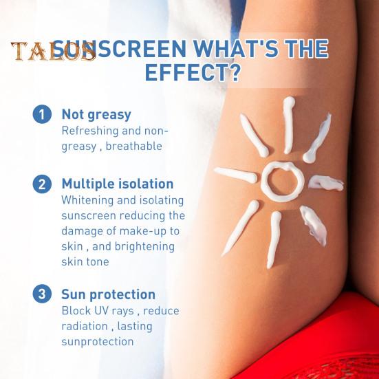 Protector solar hidratante con jugo de abedul FPS 50+ Bloquea los rayos UVA/UVB Nutre las células Mejora la elasticidad Protector solar antiarrugas de 50 ml para todo tipo de piel