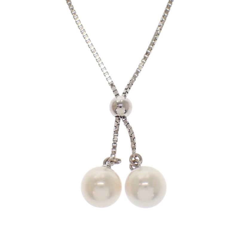 TASAKI  Necklace K18 white gold/Akoya Pearl Women
