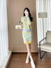 Thirteenth Street Women's High-End Fashion Knit Cardigan & Midi Skirt Set for Autumn/Winter.