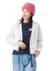Beams Boy Tee One 13140499101 Women's L/S Cut-Off V-Neck Cardigan, Ivory, Size,