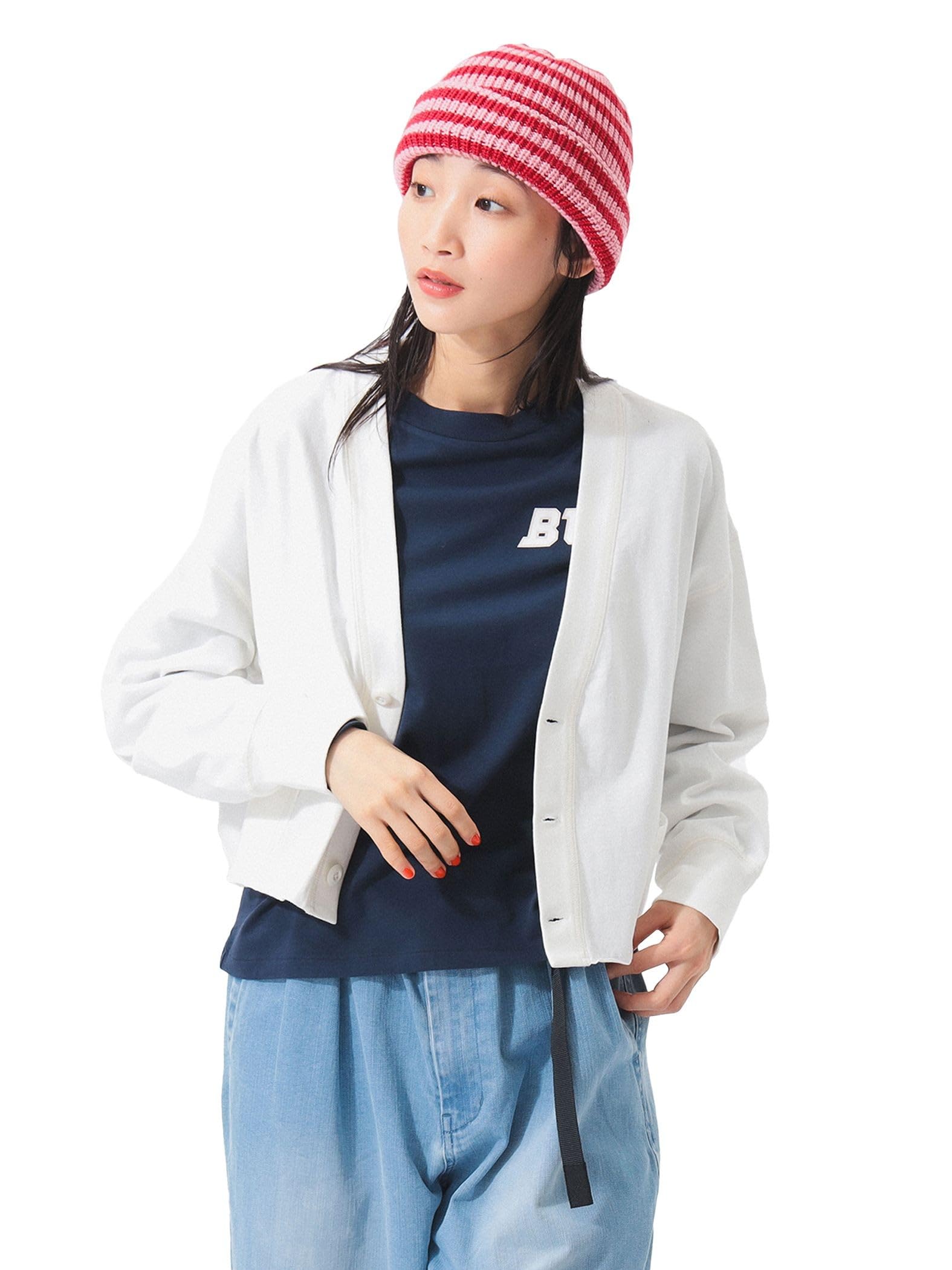 

Beams Boy Tee One 13140499101 Women s L/S Cut-Off V-Neck Cardigan, Ivory, Size, слоновая кость