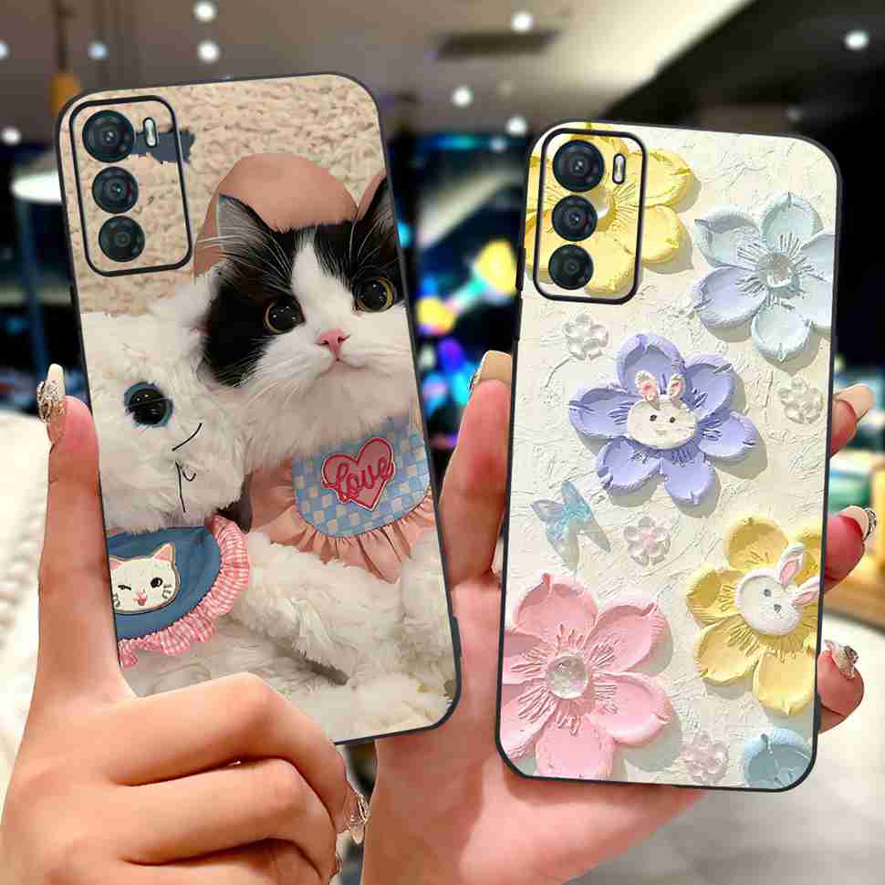 Cute Cat Case for Motorola Moto G42 Casing Protective Phone Cover For Moto G 42 G42 MotoG42 XT2233-2 Shell Capa