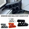 Heavy Duty Non-Slip Door Stopper Wedge, Anti-Slam Track Lock, Easy Install for Balcony, Window, Home, Office, Bathroom & Kitchen