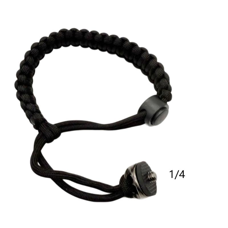 Universal Anti Loss Wrist Strap for Cameras and Gimbals 1/4Inch Screw Thread Nylon Weave Secure Attachment
