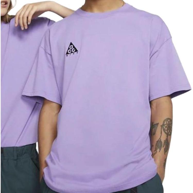 Nike T-shirt Homme ACG Bleu Atomique Violet/Noir BQ7343-583
