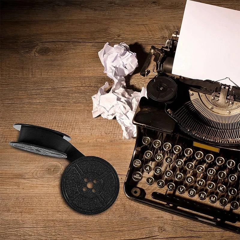 Cinta negra universal compatible con cinta de tinta central para impresora de máquina de escribir