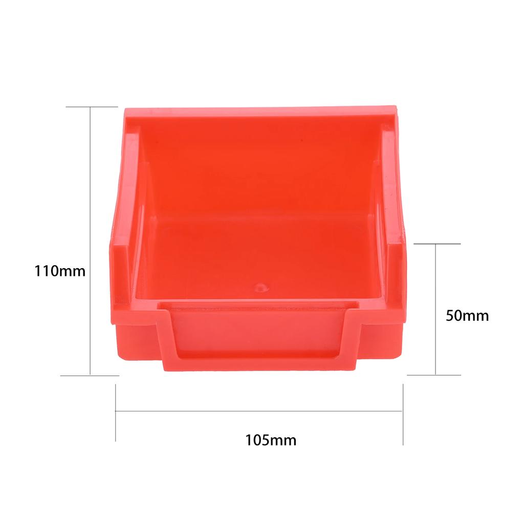 ABS Stackable Storage Bins Organizer Tool Box Containers Stacking Garage Pegboard Bin Hanging Basket Component Storage Box 1pc