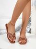 2024 New Arrival Women's Rivet Flat Sandals - Summer Beach Slippers