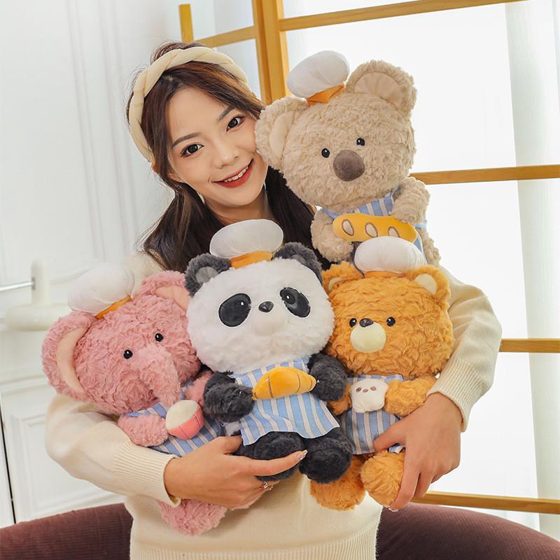 Charming Bear Chef Plush Bakinginspired Cute Collectible Birthday Gift Kids For