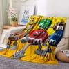 1pz Coperta in Flanella con Stampa M&M's, Alta qualità, Per Tutte le Stagioni, Decorazione per la Casa, Calore e Comfort, Perfetta per Regali di Natale