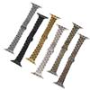 Applicable to Apple iwatch9 seven-bead small waist stainless steel strap apple watch8 women's watch strap