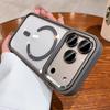 For Magsafe Camera Bracket Lanyard Case for iPhone 17 16 Pro Max Air 14 15 Plus 11 12 13 Lens Film Hand Wrist Strap Clear Cover