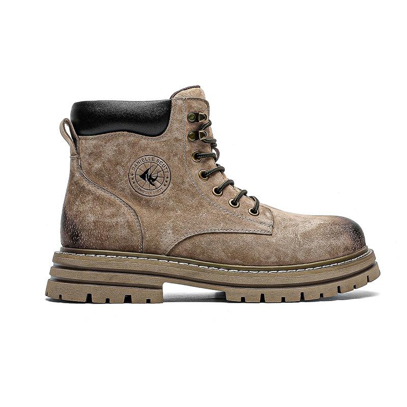

3330 Martin boots men s high-top British short boots autumn retro tooling mountaineering boots men s outdoor big yellow boots 45