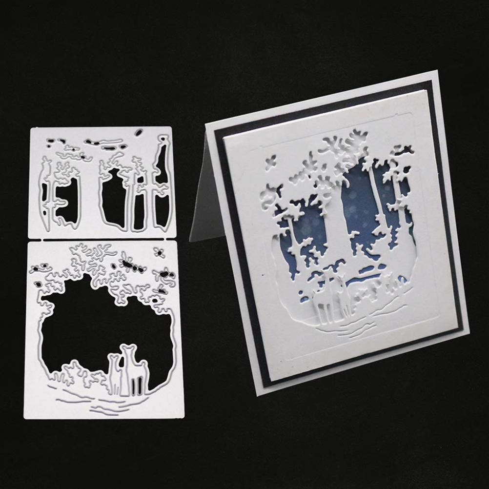 Metalowe Wykrojniki Kart Szablony Wykrojniki DIY do Scrapbooków Stemple